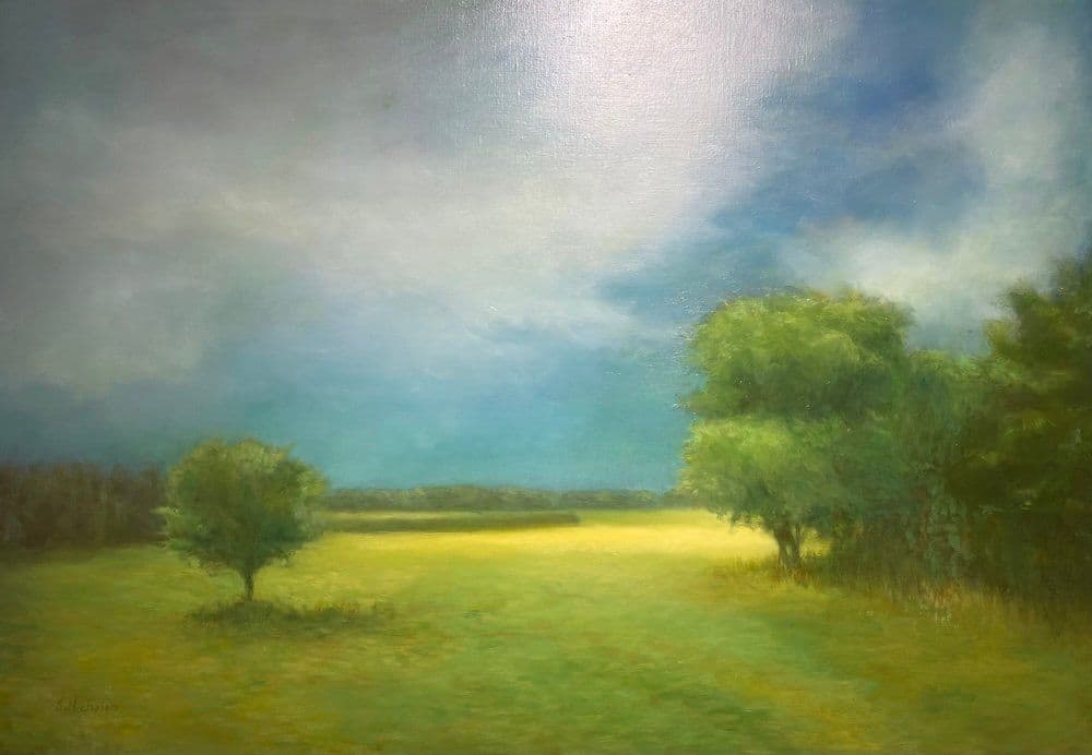 Douce Bourgogne, Huile sur toile, Sophie Michalon