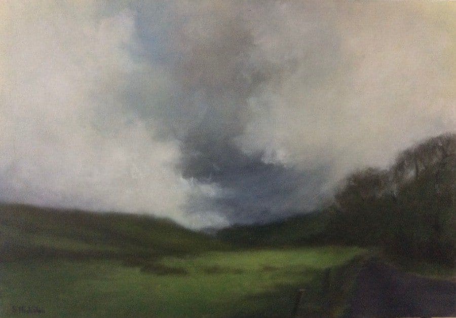 Glen Affric, Huile sur toile, Sophie Michalon