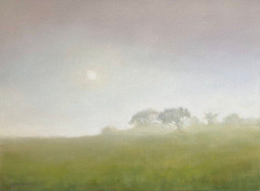 ISimangaliso au petit matin, Huile sur toile, Sophie Michalon