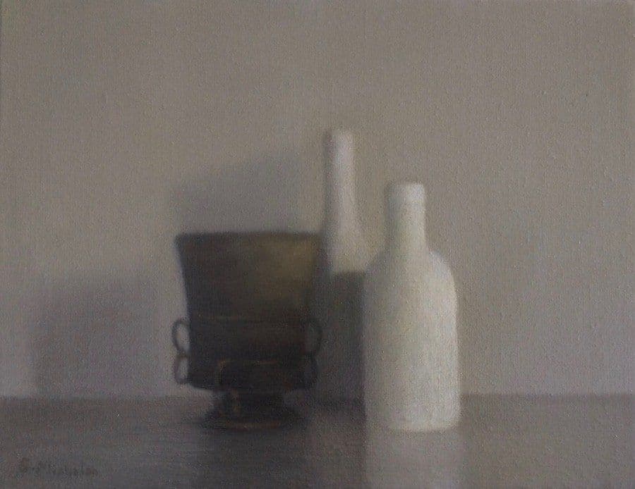 La coupe noire, Huile sur toile, Sophie Michalon