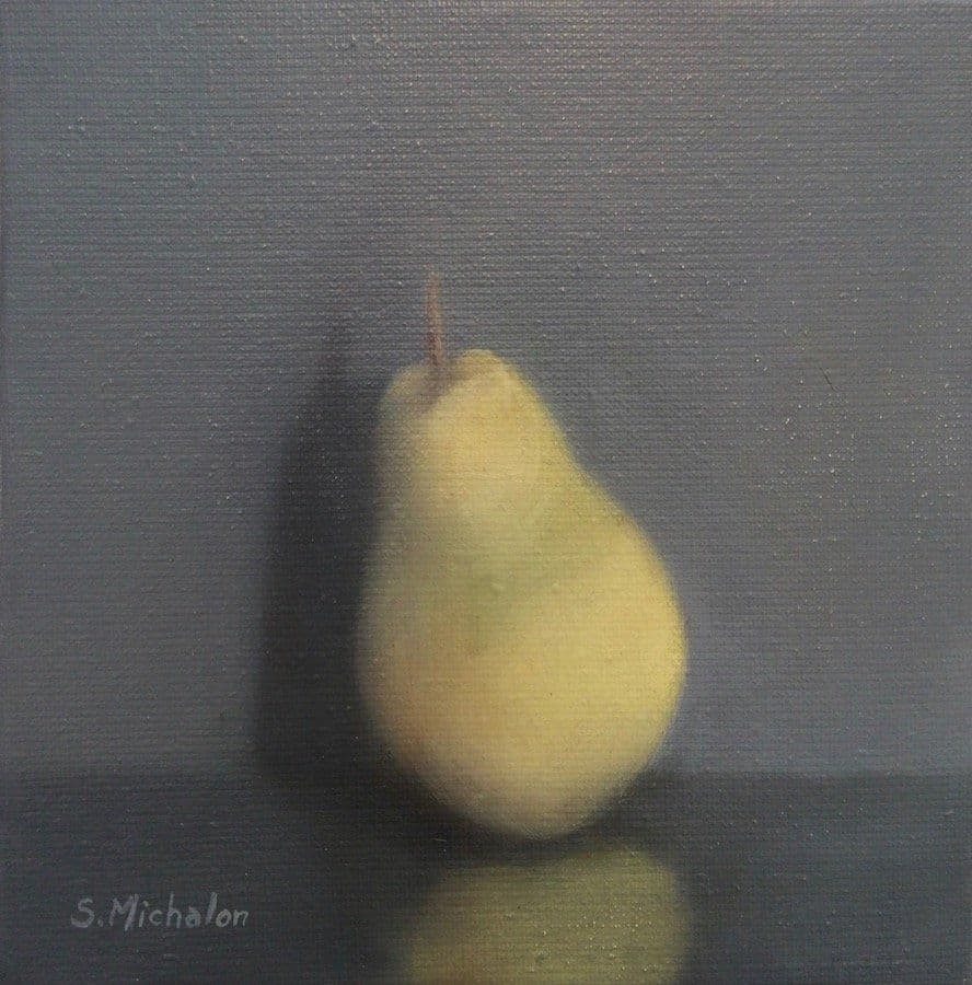 La petite poire, Huile sur toile, Sophie Michalon