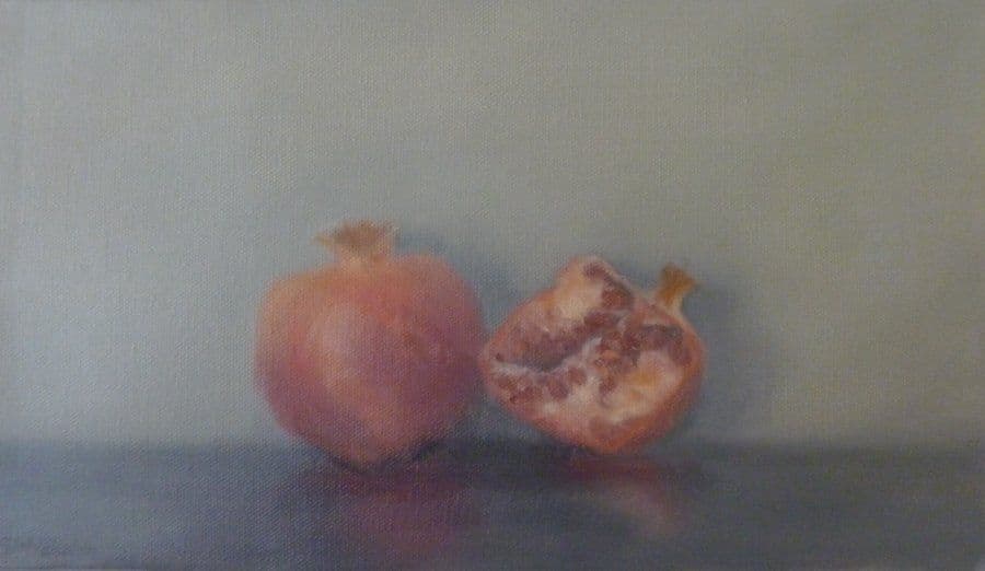 Les grenades, Huile sur toile, Sophie Michalon