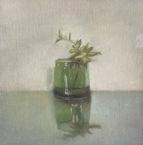 Les succulentes n°2, Huile sur toile, Sophie Michalon