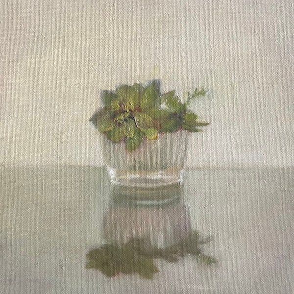 Les succulentes n°4, Huile sur toile, Sophie Michalon