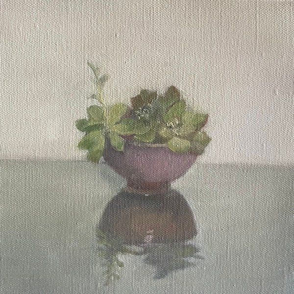 Les succulentes n°7, Huile sur toile, Sophie Michalon
