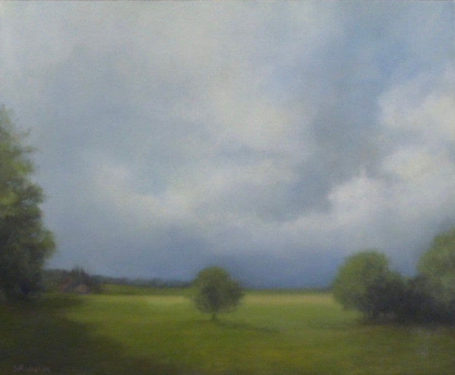 Quelque part dans l’Yonne, Huile sur toile, Sophie Michalon