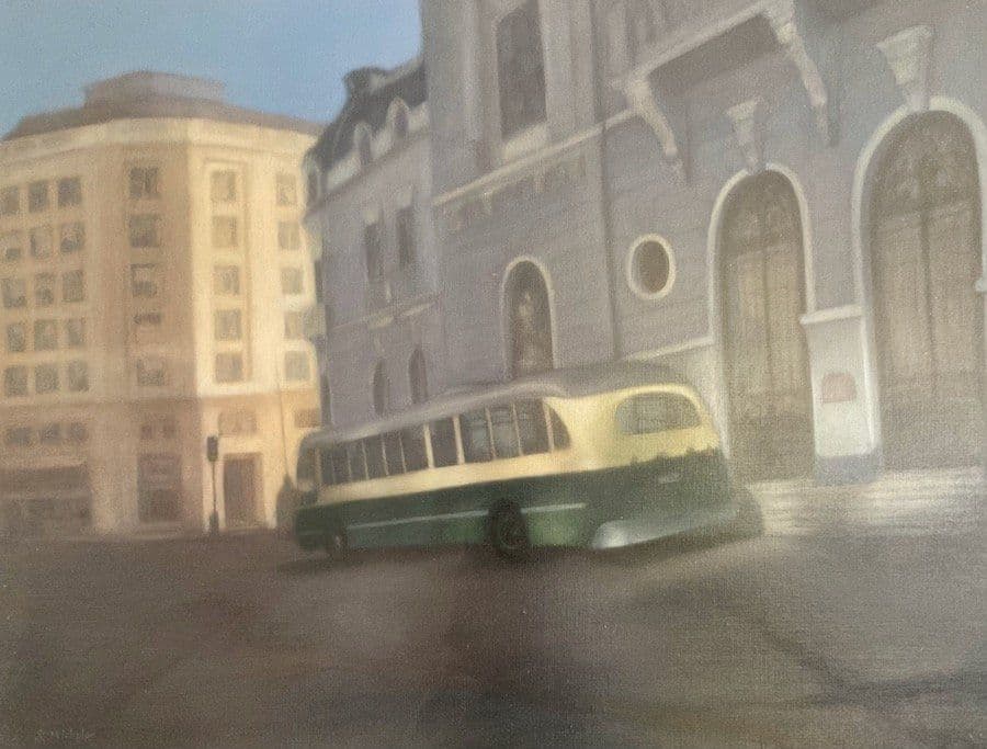 Valparaiso Voyage hors du temps, Huile sur toile, Sophie Michalon